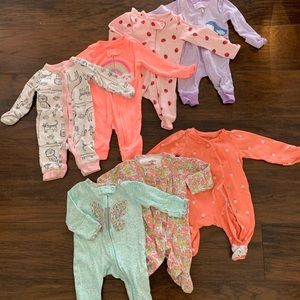 Carters Newborn Pajama Lot